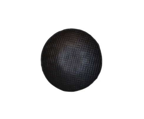 ANKARA Round Plate - Black