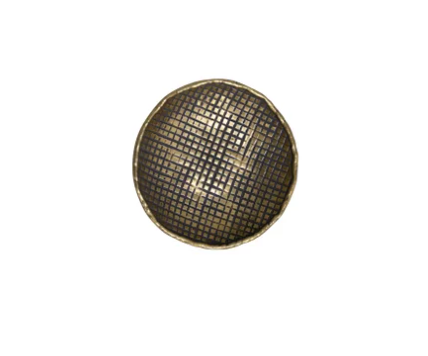 ANKARA Round Plate Small - Vintage Brass Finish