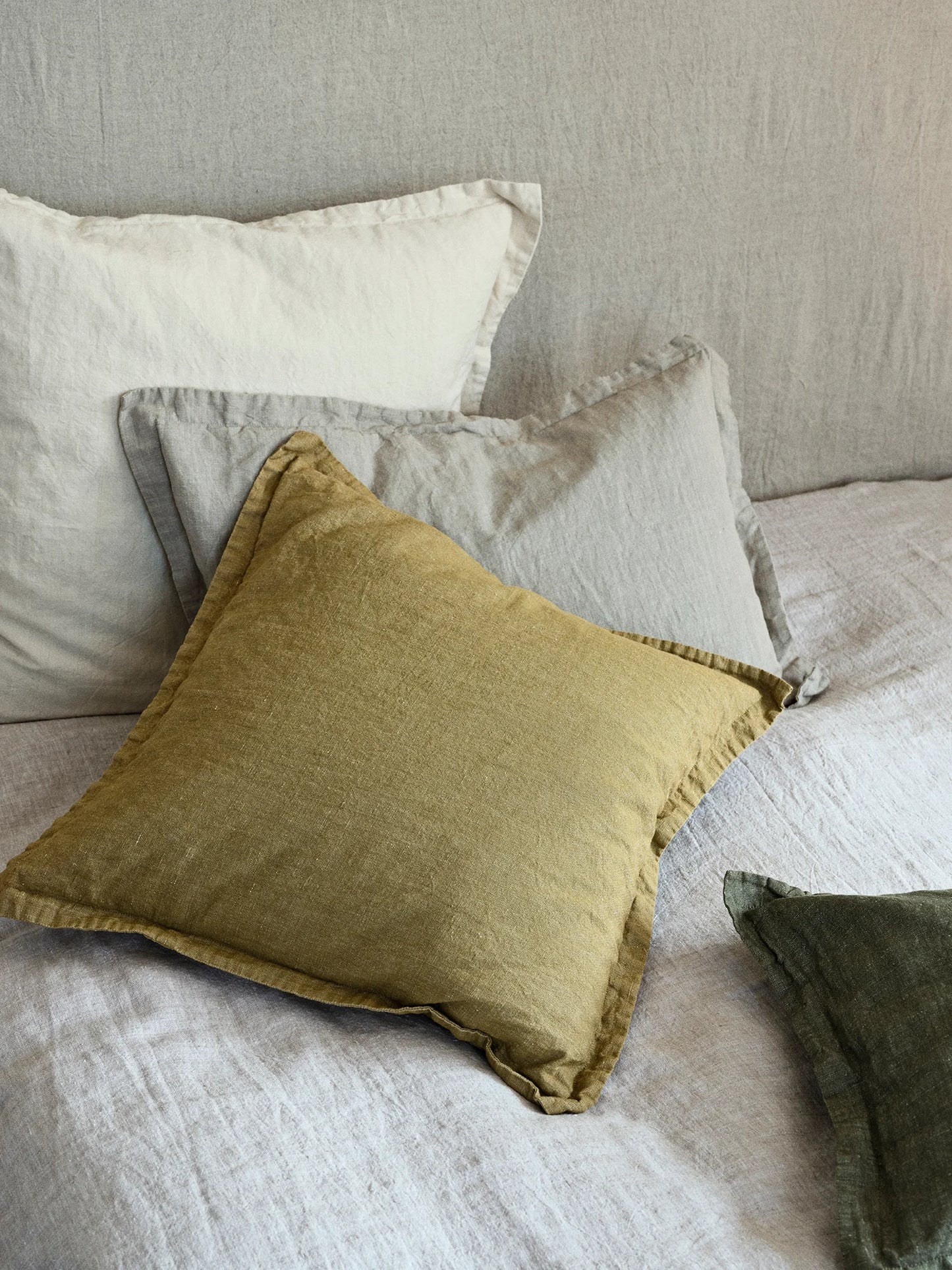 BROSTE Cushion Cover Linn - Castle Beige 40x60