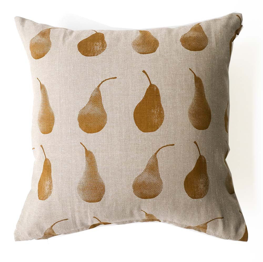 PEAR CUSHION 45x45cm Mustard