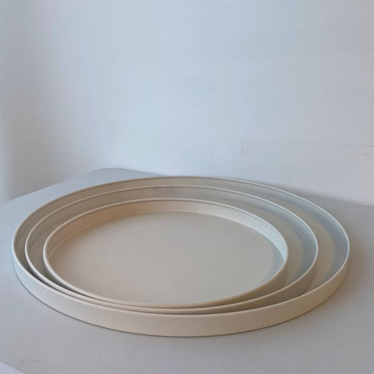 Bianca Metal Tray Medium, Sand