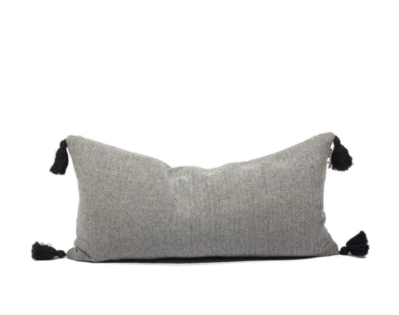 Herringbone Breakfast Cushion Dark Slate 30x60