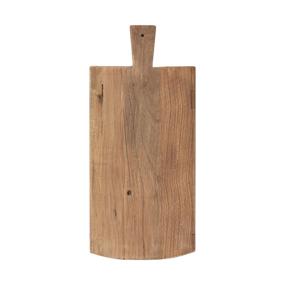 Wooden Curved End Serving Board - 48cm, with Handle