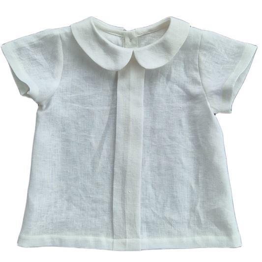 Linen Shirt Short Sleeved