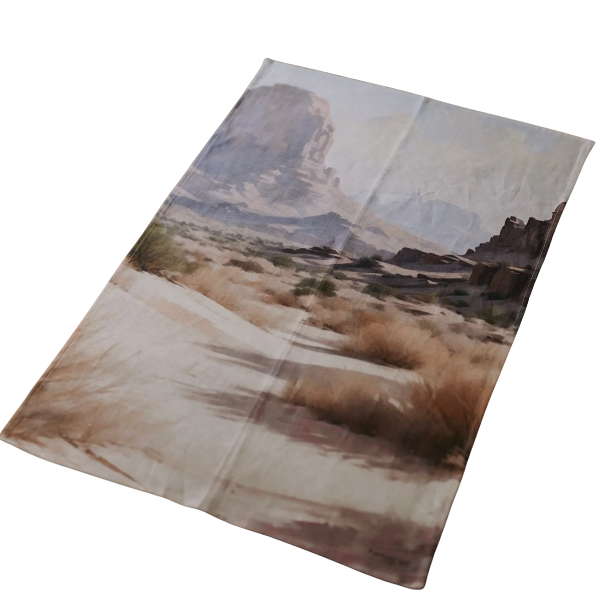 Linen Tea Towel - No.1 Desert Hues