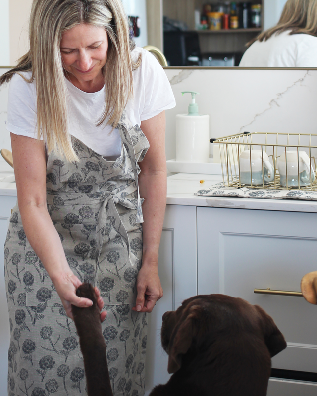 Artichoke Apron Dark Slate