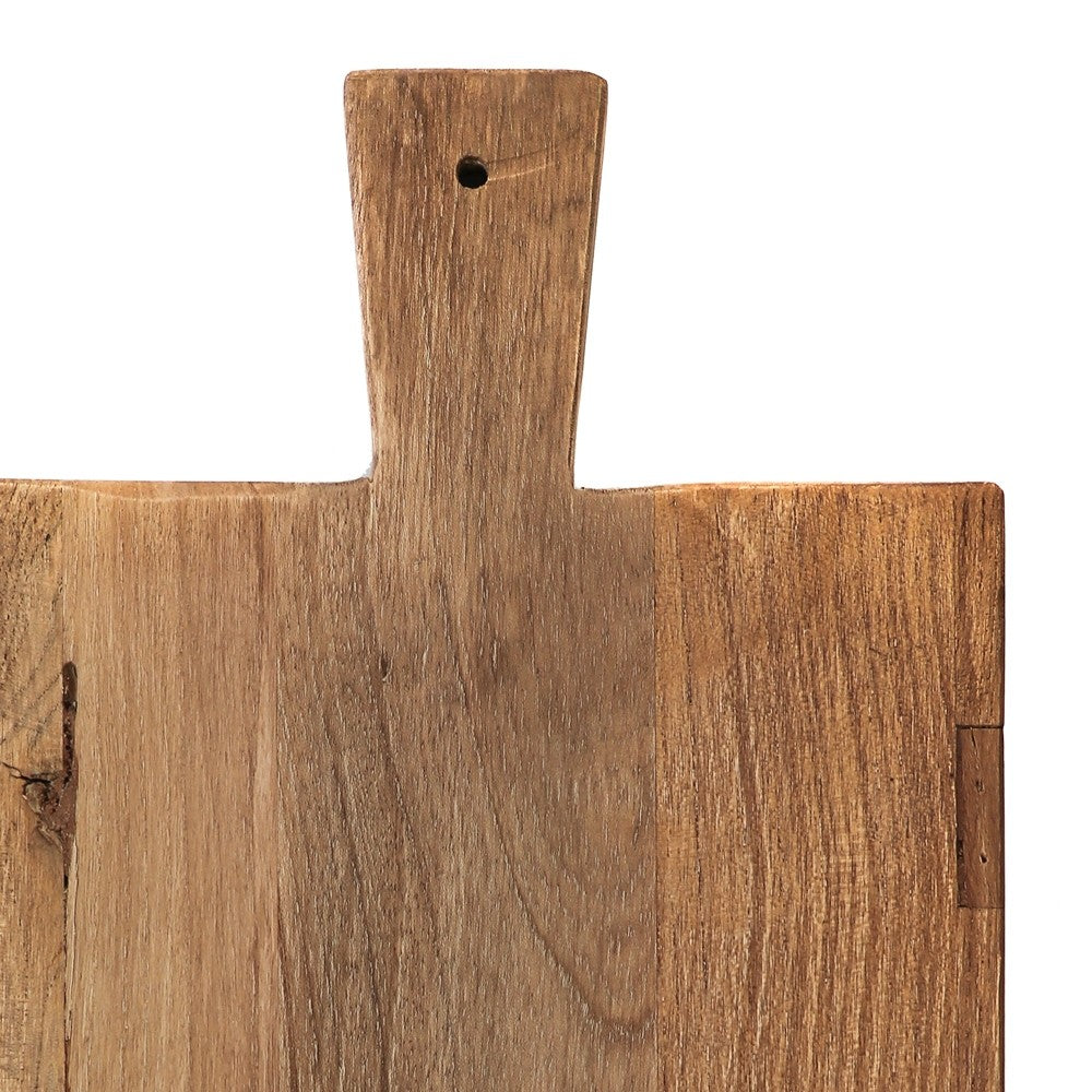 Wooden Curved End Serving Board - 48cm, with Handle