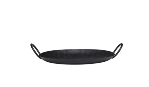 ANKARA Tray w/Handles - Black