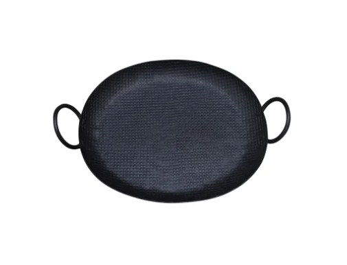 ANKARA Tray w/Handles - Black
