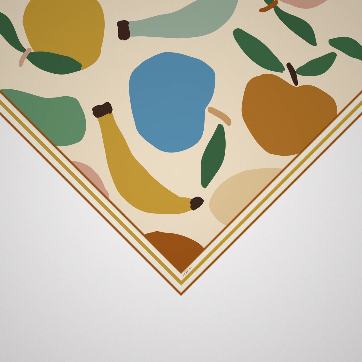Petite Abstract Fruit Bright Colours Scarf
