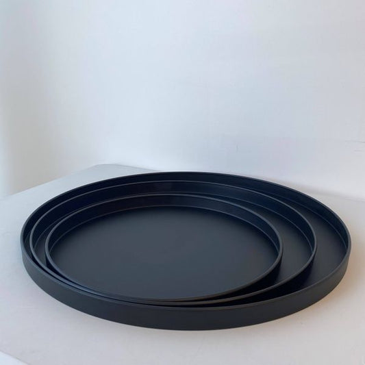 Bianca Metal Tray Small, Black