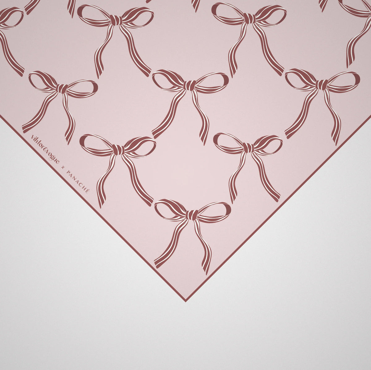 Elegant-Bow Esmé Pink and wine