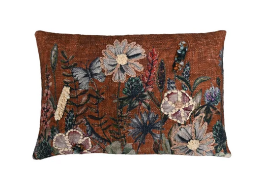 Cushion - Garden in Rust 40x60