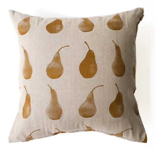 PEAR CUSHION 45x45cm Mustard
