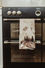 Linen Tea Towel - Misty Mountains