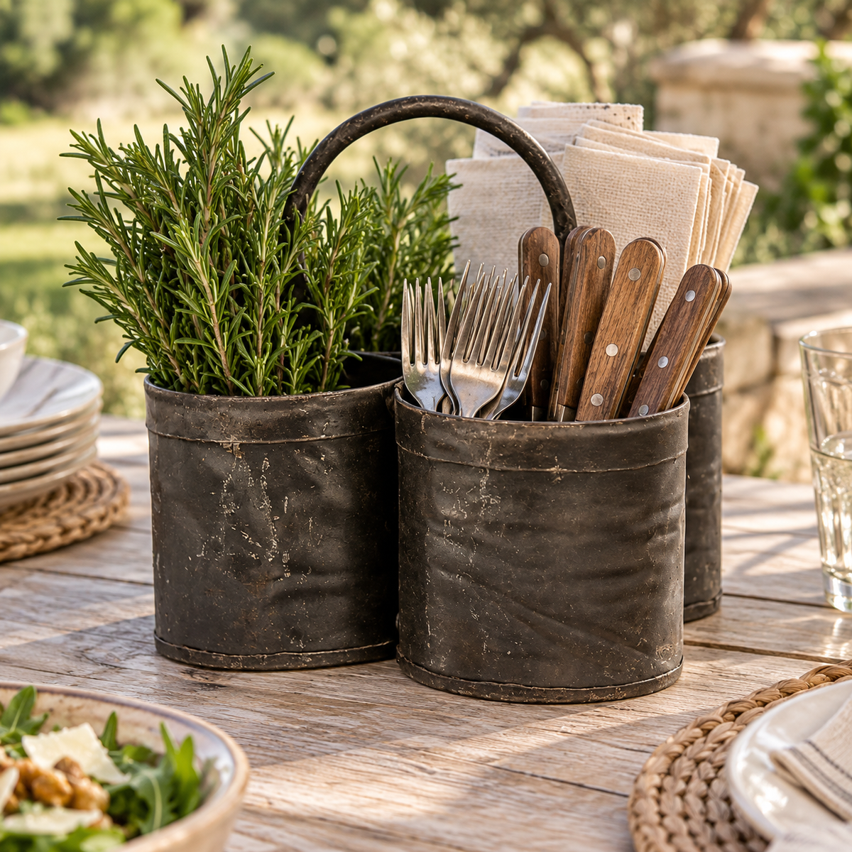 Metal Herb Holder - Quad