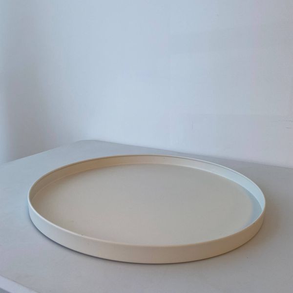 Bianca Metal Tray Small, Sand