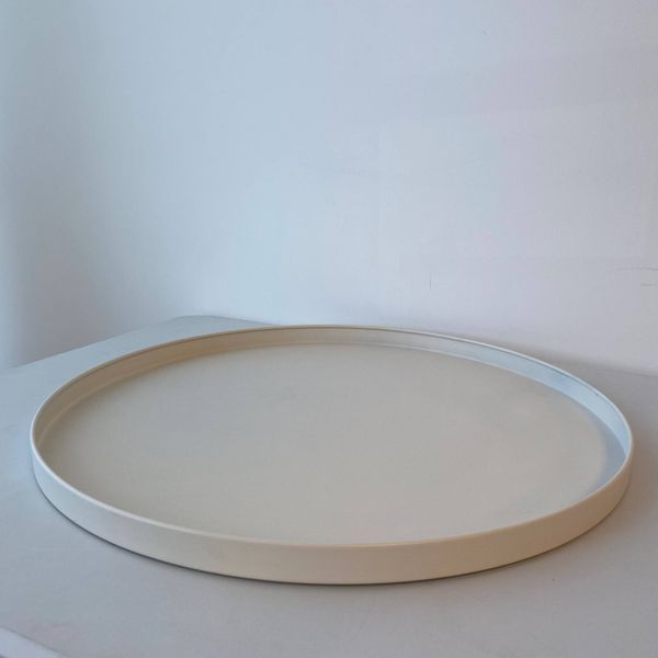 Bianca Metal Tray Large, Sand