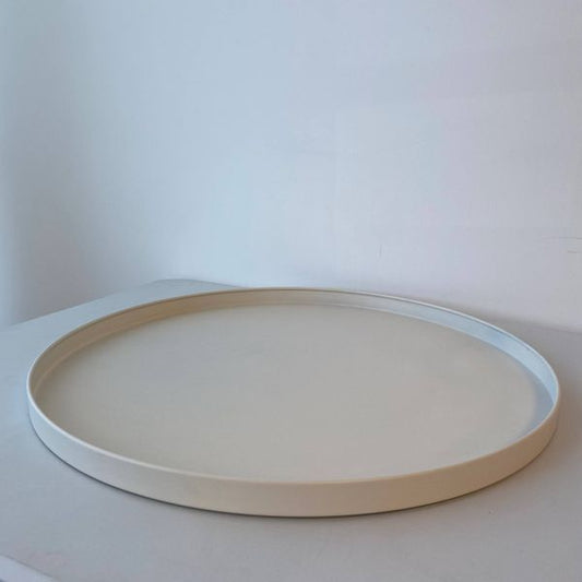 Bianca Metal Tray Large, Sand