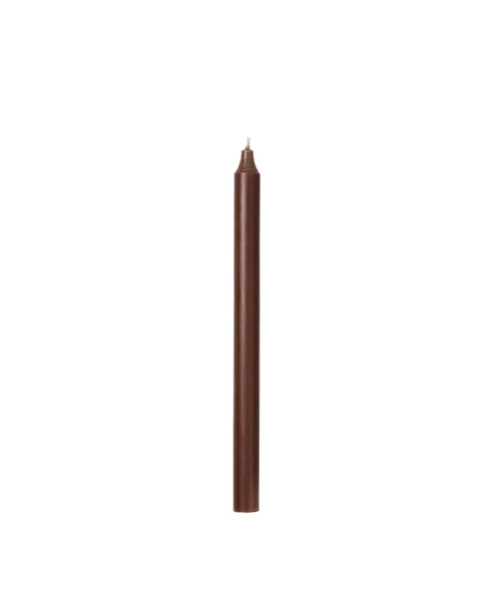 BROSTE Candle Taper Set 8 H290 - Dark Brown