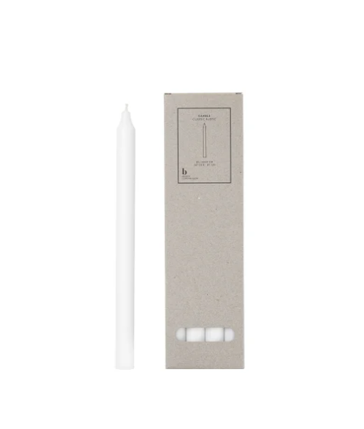 BROSTE Candle Taper Set 8 H290 - White