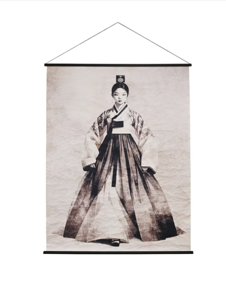 Hanging Paper Art - Lady Grace