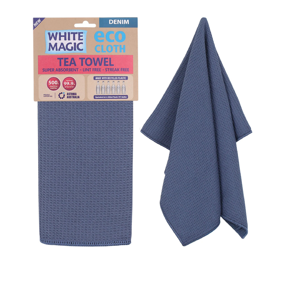 Eco Cloth Tea Towel -Denim