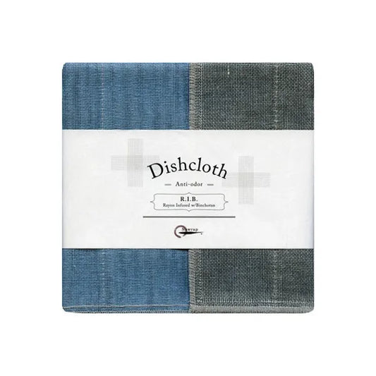 NAWRAP RIB DISHCLOTH 35 X 35CM - AQUA