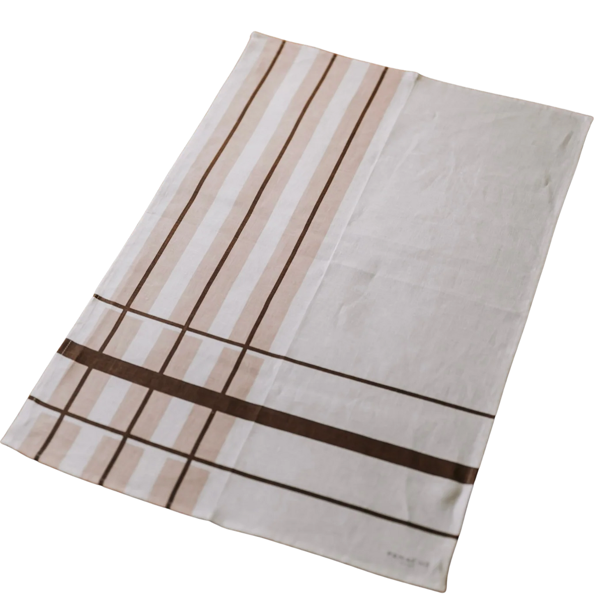 Linen Tea Towel - No.4 Neutral Stripe