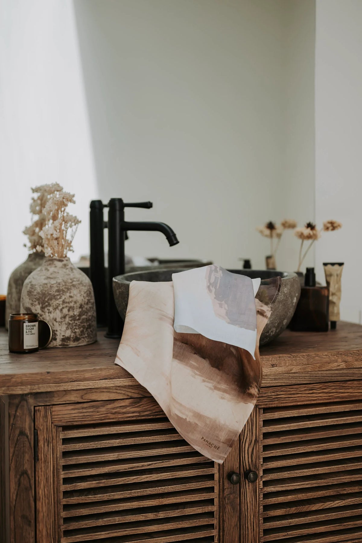 Linen Tea Towel - No.1 Desert Hues