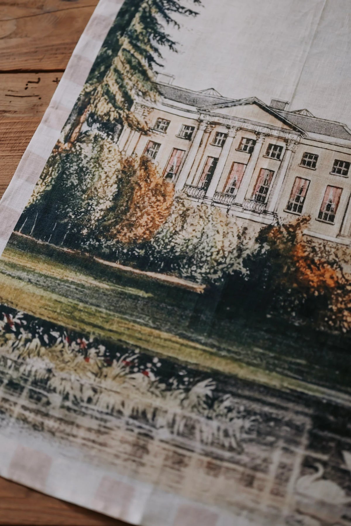 Linen Tea Towel - No.2 Manor Home